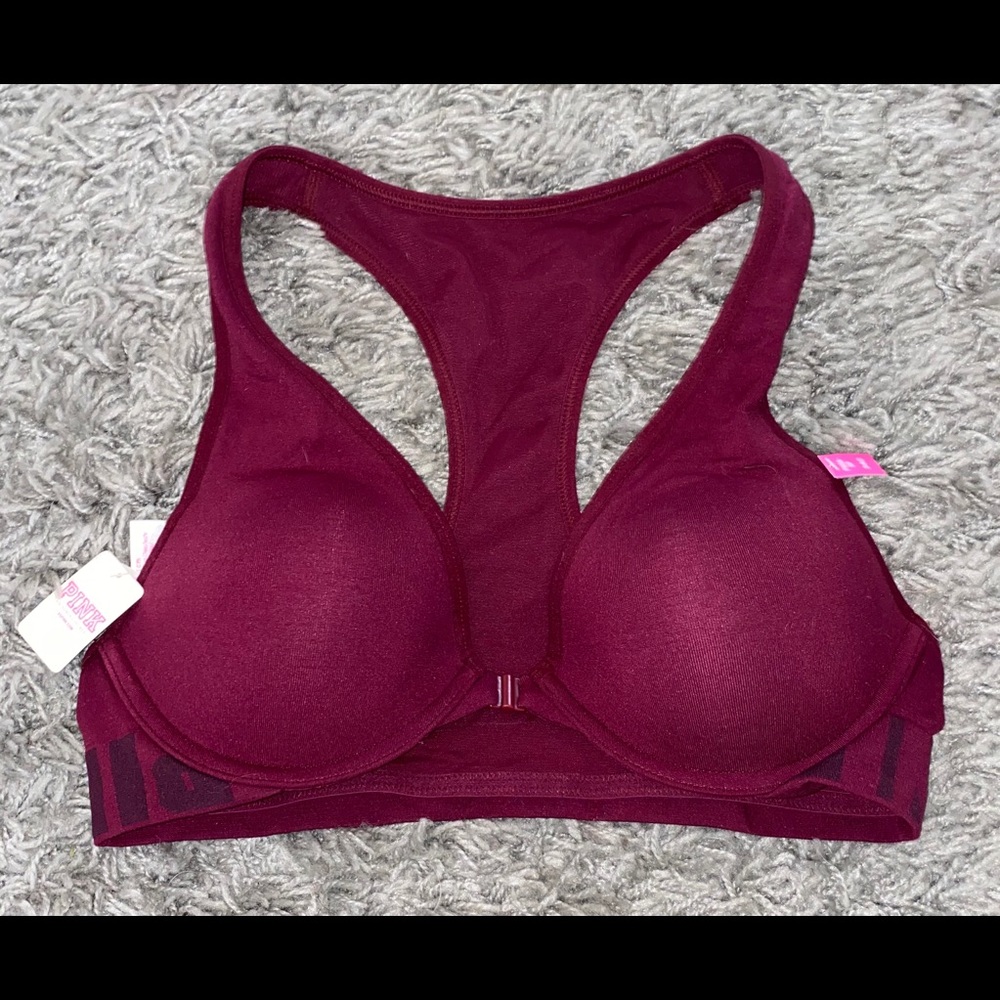 Front Clasp Racerback Push-up Bra by VS Pink